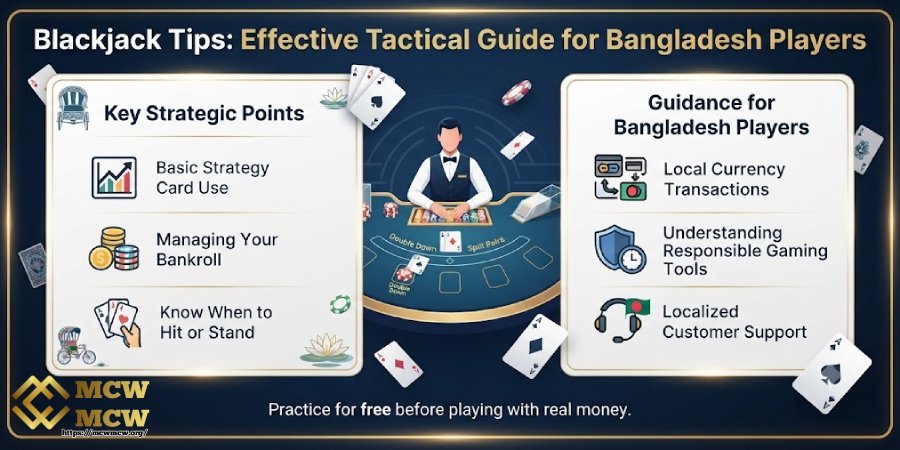 Blackjack Tips: Effective Tactical Guide for Bangladesh Players at MCW MCW Blackjack Tips