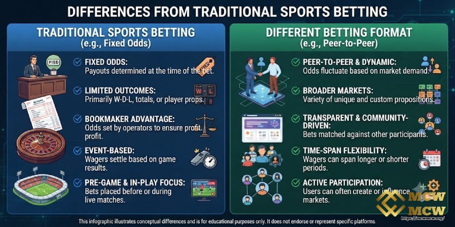 Differences from Traditional Sports Betting