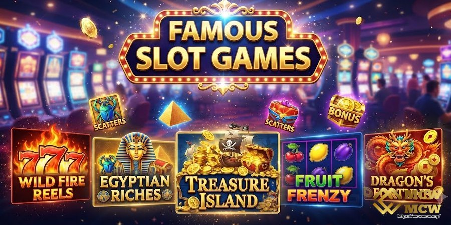 Famous Slot Games at MCW MCW