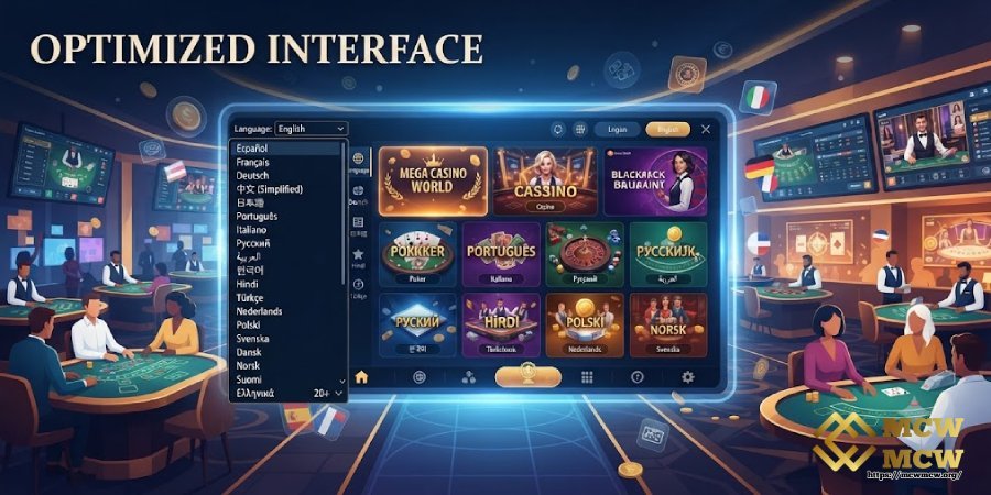 Optimized Interface Supporting 20+ Languages Optimized Interface Supporting 20+ Languages