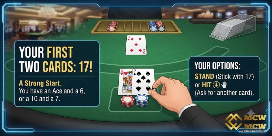 Receive Your First Two Cards