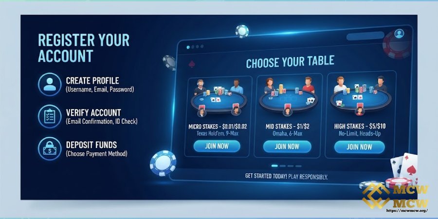 Register and Choose Your Table
